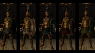 skyrim greek armor mod