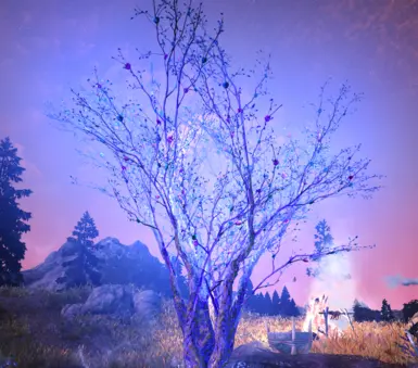 Blooming tree - Blue