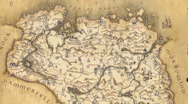 Skyrim's Map (In-game) #7