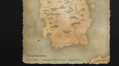 Solstheim's Map (In-game) #2