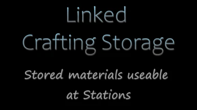 Linked Crafting Storage