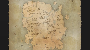 Solstheim's Map (In-game)