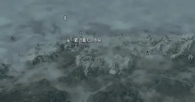 地図上の名称は現在「鍛冶屋の隠遁所」