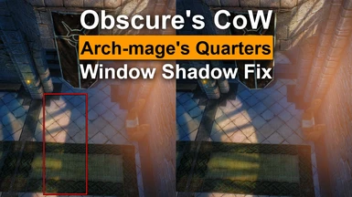 Obscure's College of Winterhold Arch-mage's Quarters Shadow Fix