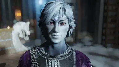 Drevis using Racial Skin Variance Fantasy Skins