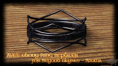 Ave's Ebony Ring Replacer for Beyond Skyrim - Bruma