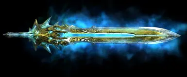 God Of War - The Blade Of Olympus (Glowing) at Skyrim Special