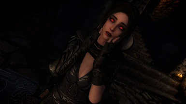 Glowing Eyes for Serana Re-Imagined at Skyrim Special Edition Nexus ...
