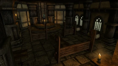Temple Pews - Some NPC's will be here during the weekends!