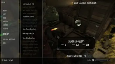 left hand rings skyrim special edition