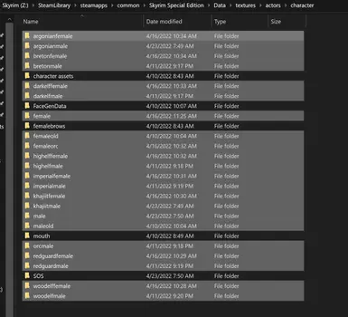 These are the folder NSR creates for the races
