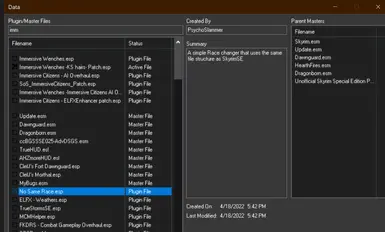 Select NSR and the npc replacer mod as active