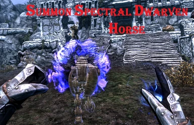 Summon Spectral Dwarven Horse