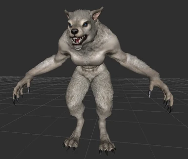 New Fluffworks female werewolf model