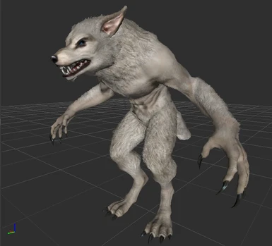 Fluffworks and Asjure Werewolf model