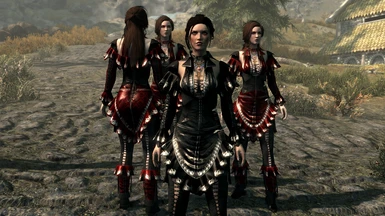 Mystic Enchantress Outfit (Red and Black)