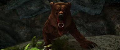 Skyrim Anniversary Edition - Tpose Cave Bear Fight 