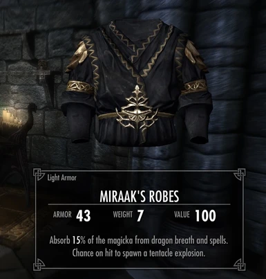 Miraak's Armor Fixes