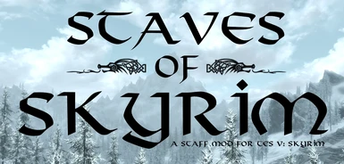 Staves of Skyrim SE- Correctly Ported
