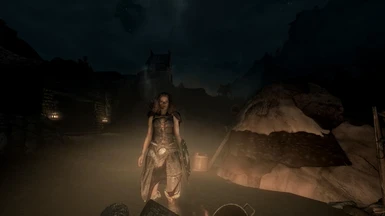Outside Whiterun in the middle of Darker Nights L0 plus ELFX