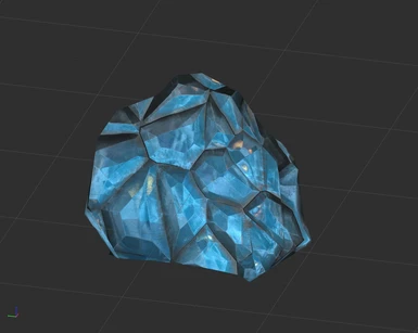 Sapphire Geode Vein - After