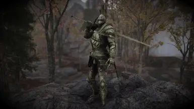 Knights of Thorn Armor and Weapons Set SE RU at Skyrim Special Edition ...