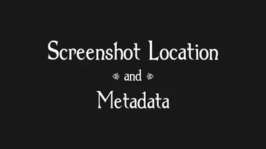 Screenshot Location and Metadata
