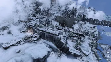 Fortified Winterhold - Ancient Winterhold Wall at Skyrim Special ...