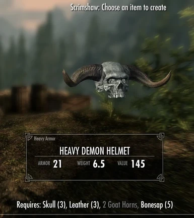 Heavy Demon Helmet