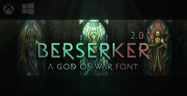 Berserker - A God of War Font