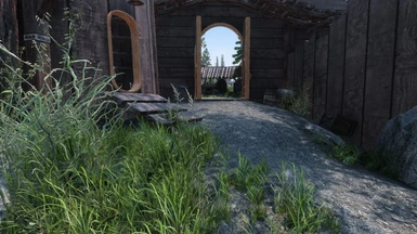 JK's Skyrim - view to outer wall from Redbag's inner gate