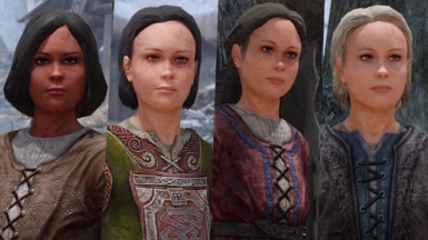 Skyrim Children Refine (NPC Appearance Overhaul - Eye Colors - Skin Details - Fixes)
