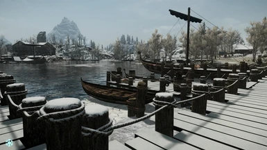 Riften 3D docks + Season mod