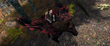 Black Unicorn - Black Red Wings Up