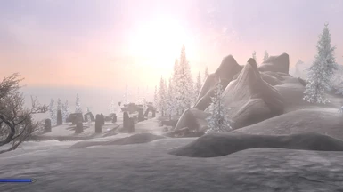 Dragonborn textures for snowy trees
