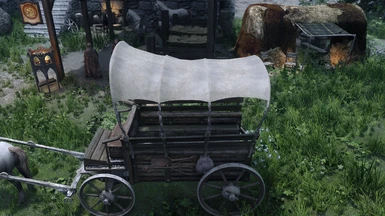 Windhelm Convenient Carriages snow removed