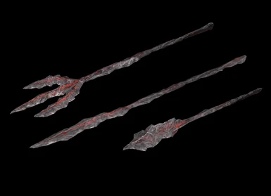 Armory additions: Trident - Spear - Long Mace