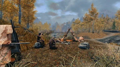 After the Quest the Camp becomes a camp for guard to watch the bridge