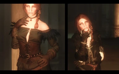 Witcher 3 Female Armors REDONE - WIP SMP at Skyrim Special Edition ...