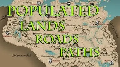 Populated Lands Roads Paths for SE