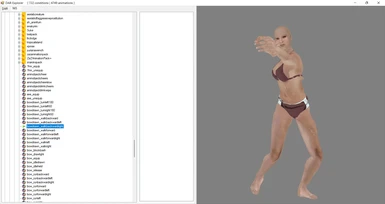Starting version 0.3 DAR Explorer also allows to browse ALL other human animations in Skyrim SE