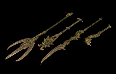 Armory Additions - Trident - Long Mace - Glaive - Club