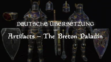 Artifacts - The Breton Paladin - GERMAN