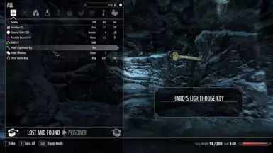 Items can be retrieved to allow completing quests like Frostflow Lighthouse