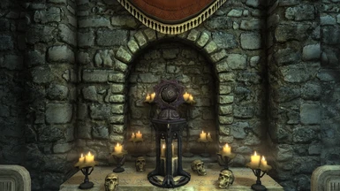 Shrine of Arkay in Whiterun's Hall of the Dead.