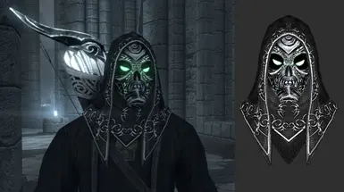 Morokei Helm and Mask at Skyrim Special Edition Nexus - Mods and Community