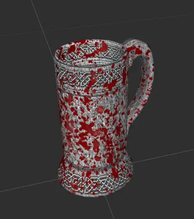 New Tankard Mesh - Blood Splatter