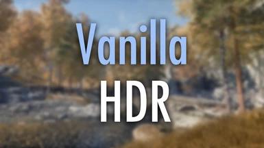 Vanilla HDR