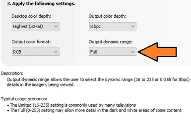 HDMI dynamic range