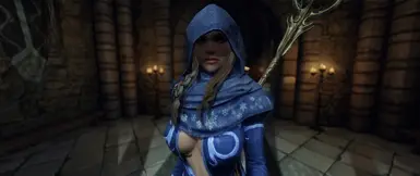 Optional Hood with Hair (Pale Blond) and Alternate Hood Texture (Snow-Blue)